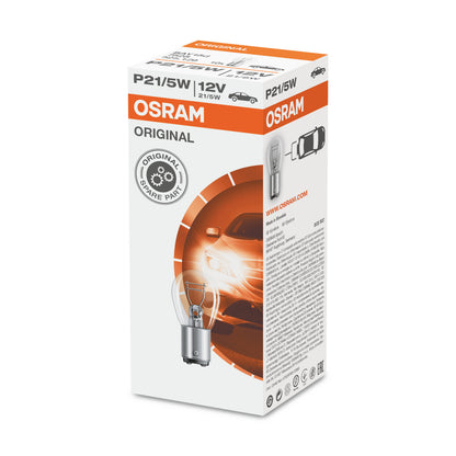 OSRAM ORIGINAL - BASE EN MÉTAL - P21-5W - Ampoule supplémentaire 1-pack