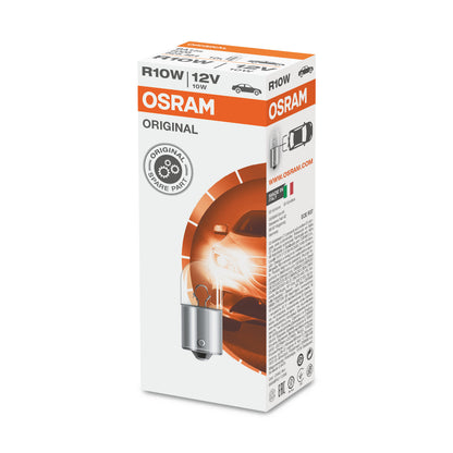 OSRAM ORIGINAL - SOCLE MÉTALLIQUE - R10W - 12V