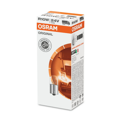 OSRAM ORIGINAL - SOCLE MÉTALLIQUE - R10W - 24V