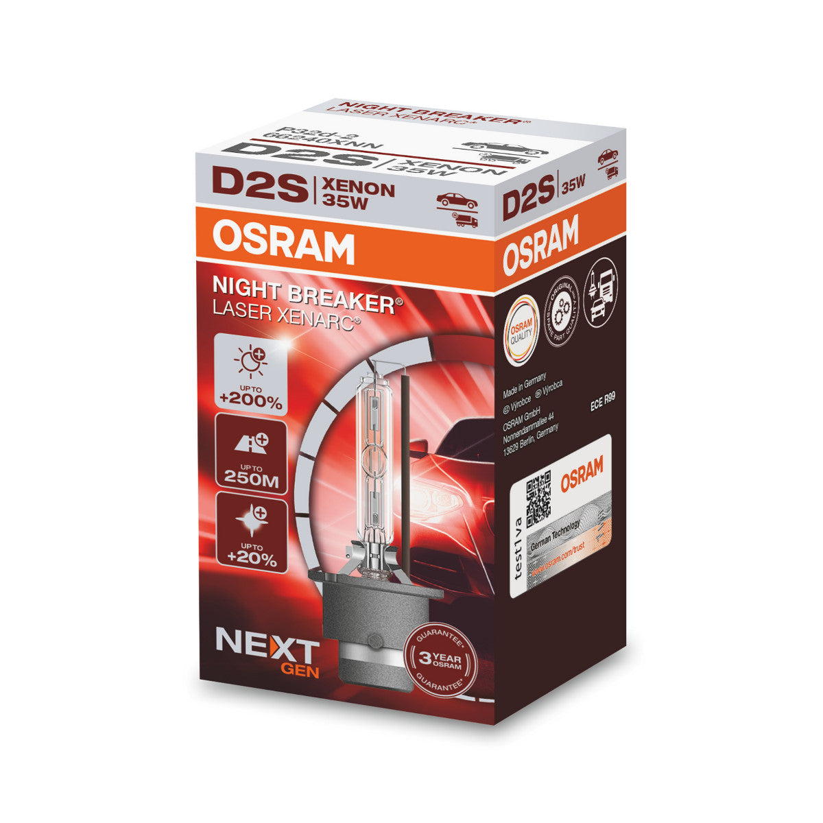 LASER OSRAM XENARC NIGHT BREAKER (NEXT GEN) - D2S - 1-PACK