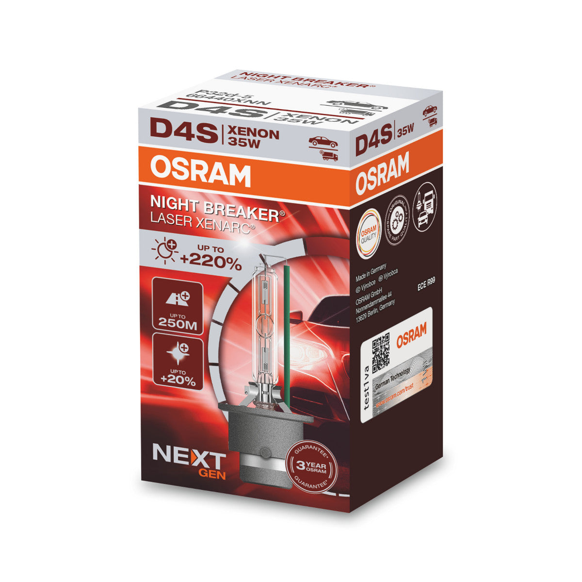 OSRAM XENARC NIGHT BREAKER LASER (NEXT GEN) - D4S - 1 paquet