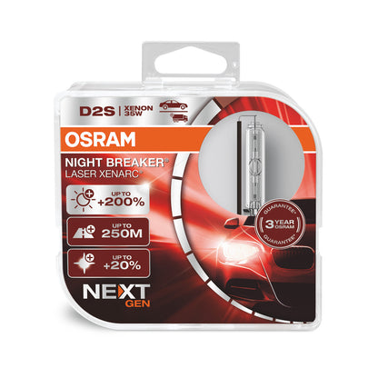 OSRAM XENARC NIGHT BREAKER LASER (NEXT GEN) - D2S - 2-PACK