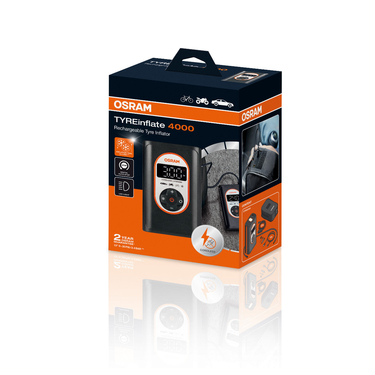 Osram Tire gonfle - 4000 pneu