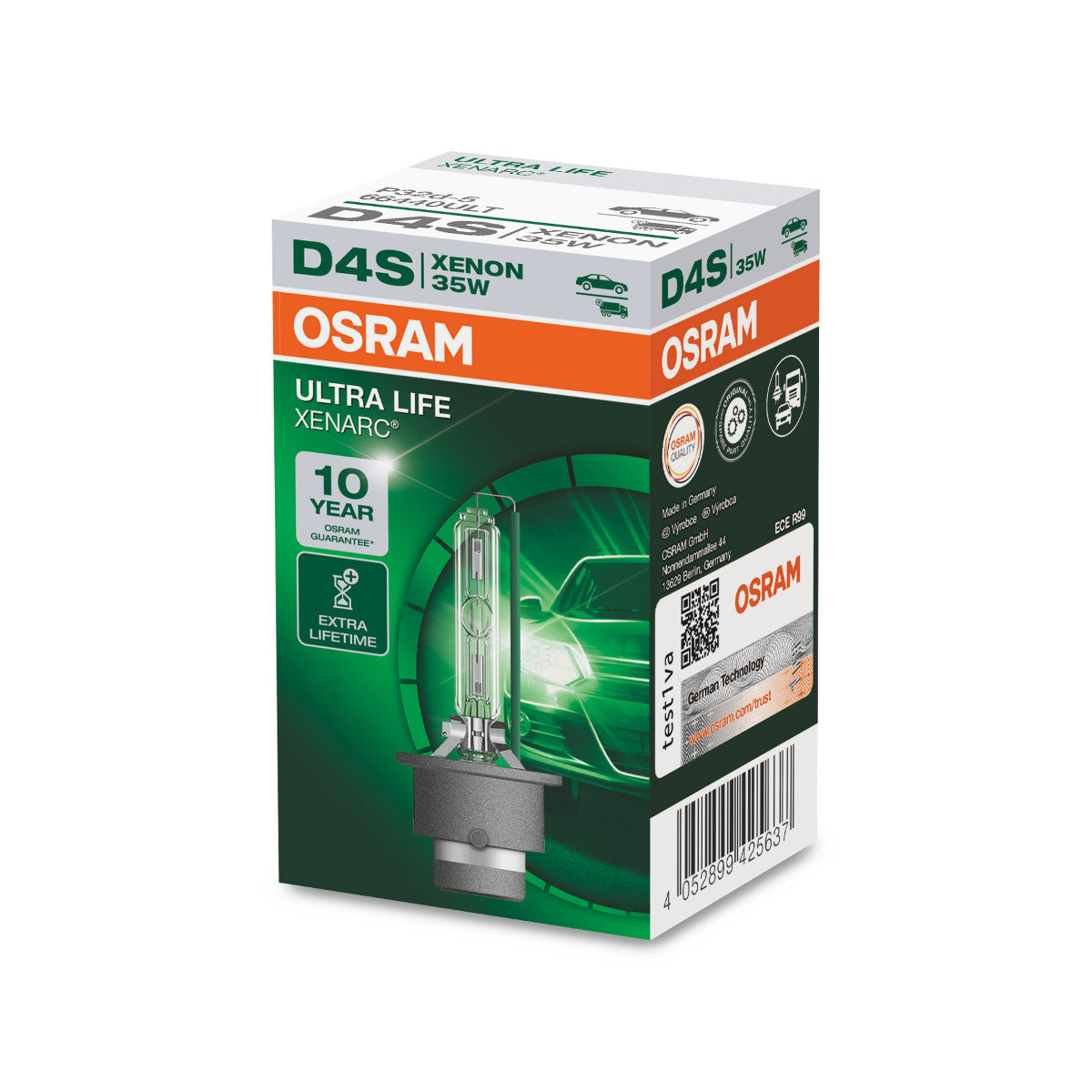 OSRAM XENARC ULTRA LIFE - Ampoule de phare D4S HID - 1-PACK 