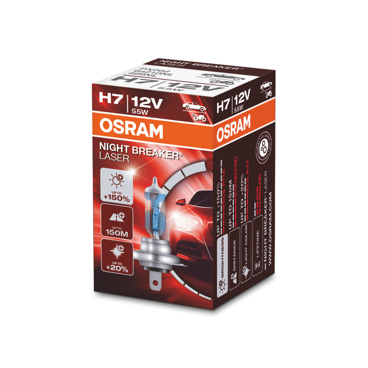 Osram Night Breaker® Laser H7 Boîte de pliage