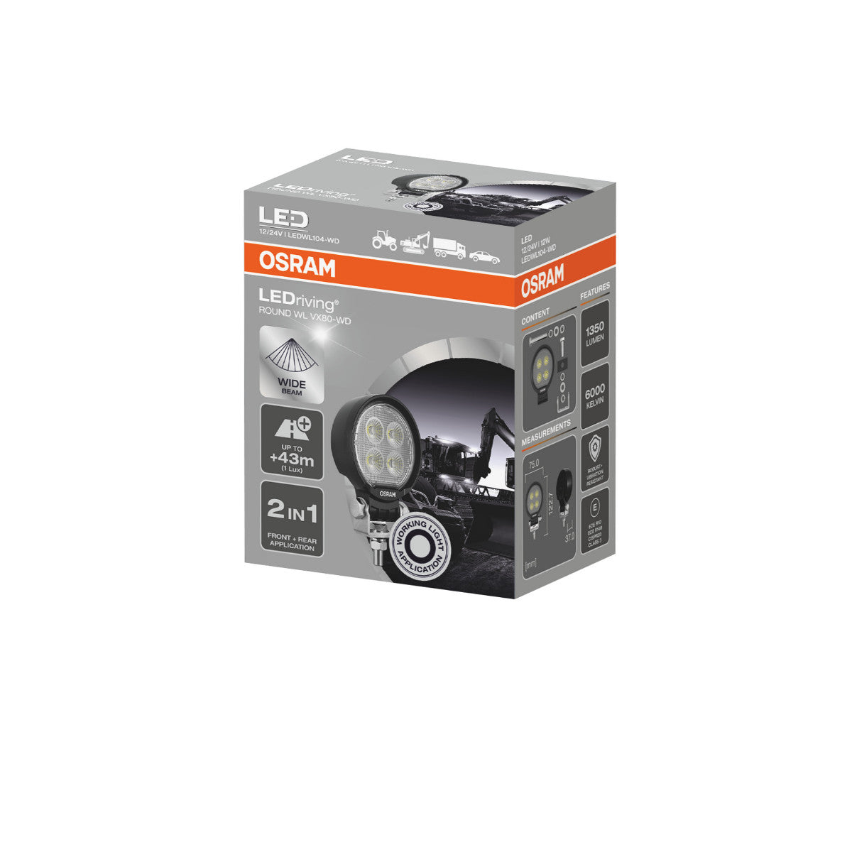 OSRAM Rond WL VX80-WD