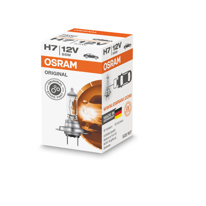 OSRAM ORIGINAL LINE - H7 - 12 V - 55 W - Ampoule de phare halogène - Boîte Pliante