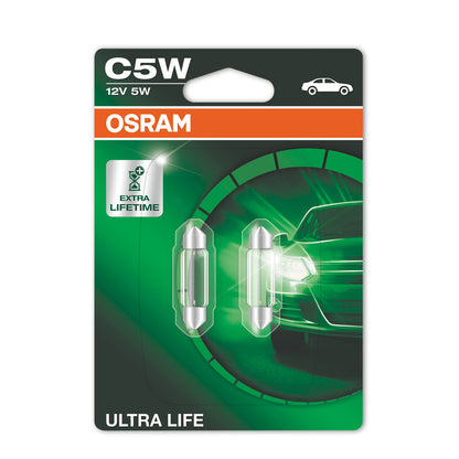 OSRAM ULTRA LIFE - Ampoule supplémentaire C5W - 2-PACK