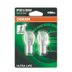 Osram Ultra Life - P21-5W Lampe légère supplémentaire - 2 -pack