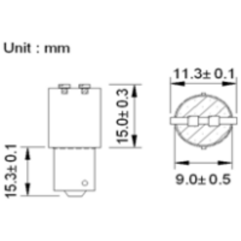 BA9s 12V/24V 0.4W