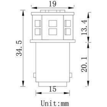 BAY15d 12V/24V 1.9W