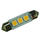 Spollampa 12V/24V 0.5W 37mm
