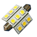Spollampa 12V/24V 1.8W 42mm