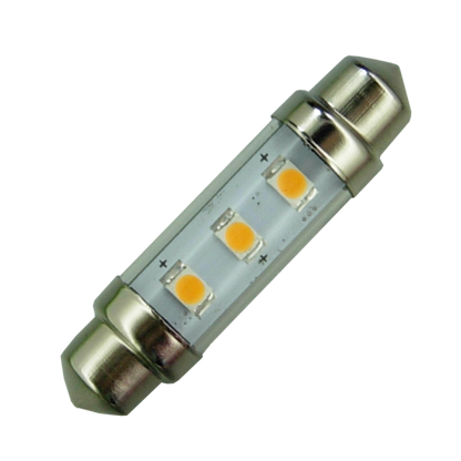 Spollampa 12V/24V 0.6W 42mm