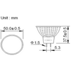 MR16 12V/24V 2.3W Glas
