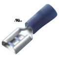 Pin de feuille bleu vinyle 4,8 x 0,8 mm - 10 pcs