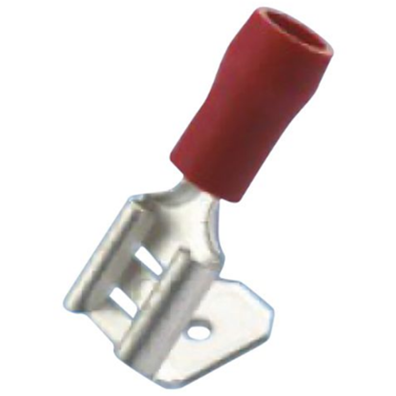 Manche de ramification en vinyle rouge 6,3 x 0,8 mm - 10 pcs