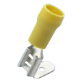 Manche de ramification en vinyle jaune 6,3 x 0,8 mm - 10 pcs