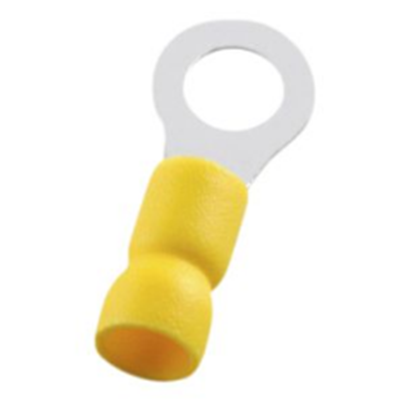Câble d'anneau jaune 5,3 mm # 10 6 mm2 - 10 pcs