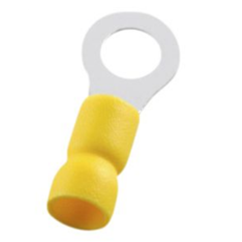 Câble d'anneau jaune 6,4 mm 1/4 6 mm2 - 10 pcs