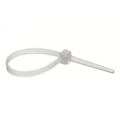 Tape à câble 200 x 2,5 mm blanc - 100 pcs