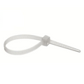 Ruban de câble 300 x 4,8 mm blanc - 100 pcs