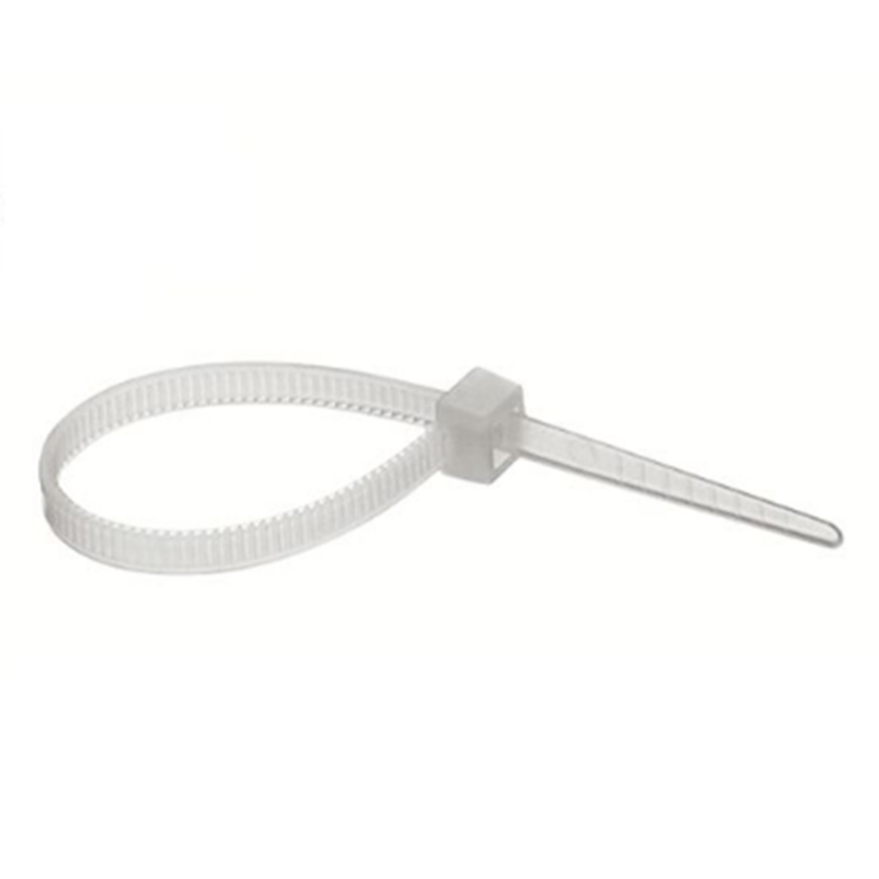 Ruban de câble 300 x 4,8 mm blanc - 100 pcs