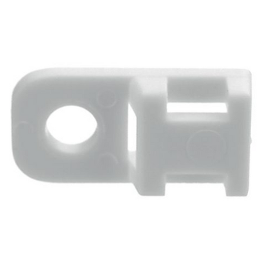 Ancrage pour serre-câbles 4,6 mm Polyamide Blanc - 10 pcs