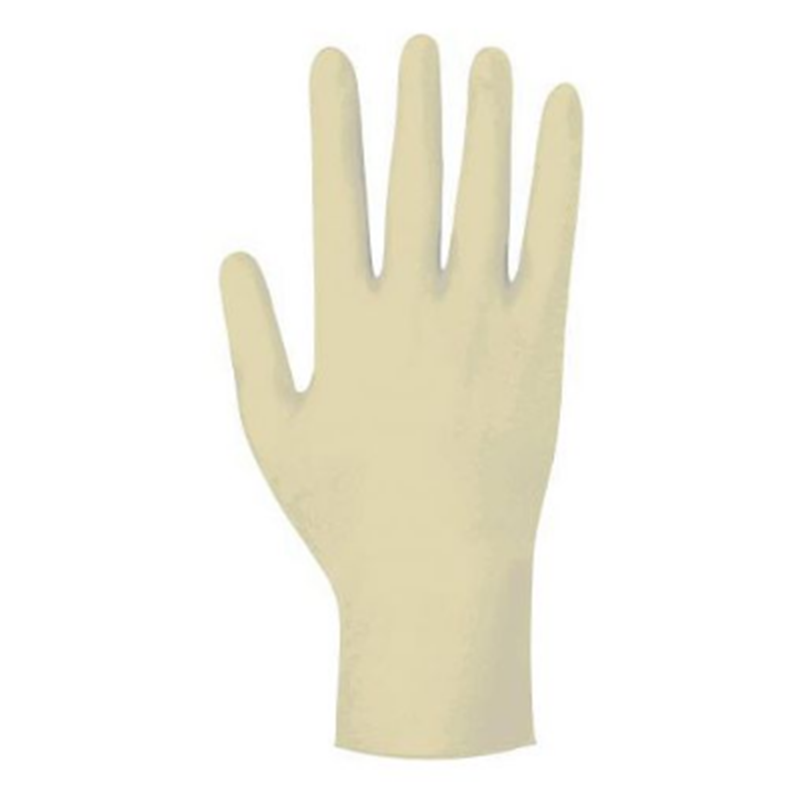 Gants en latex sans poudre pour utilisation jetable White M - 5 paires