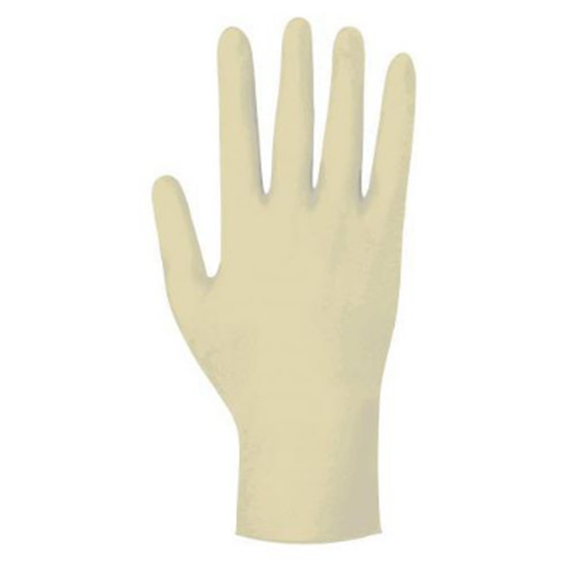 Gants en latex sans poudre pour usage jetable blanc l - 5 paires
